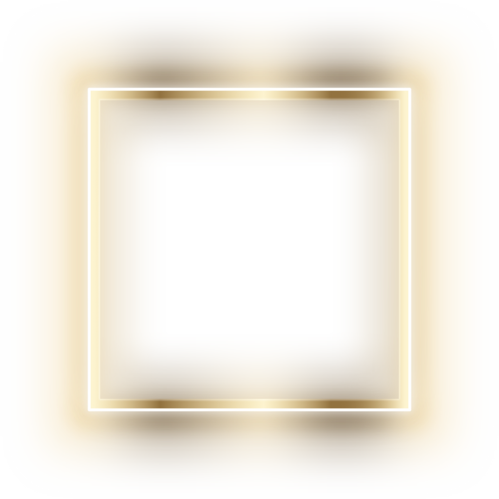 Square neon frame